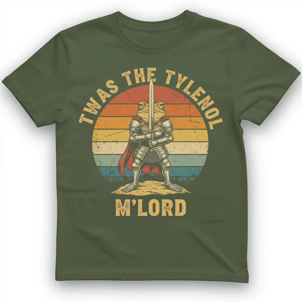 Twas the Tylenol M'lord Retro T-Shirt
